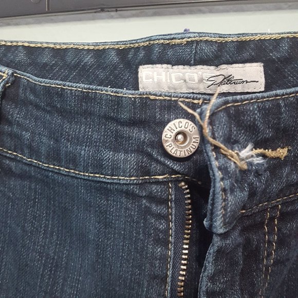 Chico's Platinum Jeans High Rise - Picture 4 of 7